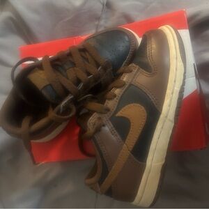 Toddler Nike Dunks black/brown 11c